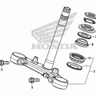 VFR800F Траверса нижняя