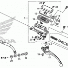 VFR800F Цилиндр сцепления
