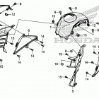 GROM125 (MSX125E) Капот и облицовка