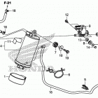 CB500FA Адсорбер, системы улавливания паров топлива