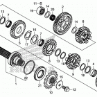 CBR500R Transmission             (countershaft)