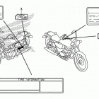 CMX250X Лейбл предостережения