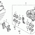 CBR600RR Передний суппорт