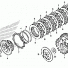 CTX700 Сцепление