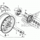 CBR600RR Заднее колесо