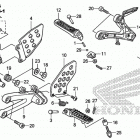 CBR600RR Подножки