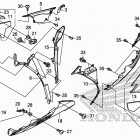 CBR1000S Обтекатель средняя часть