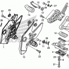CB500FA Подножки