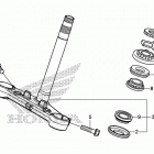CB500FA Траверса нижняя