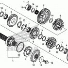 CB500FA Transmission             (countershaft)