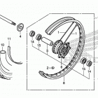 CRF250L Переднее колесо