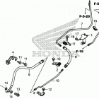 GL1800C Тормозные шланги задние (ABS)