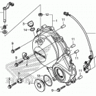 CBR600RR Крышка картера правая