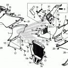 VFR800F Обтекатель средняя часть