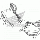 CBR1000S Зеркало заднего вида