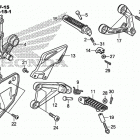CBR1000S Подножки