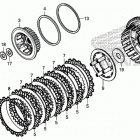 CB500FA Сцепление