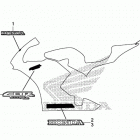 CBR600RR Наклейки 1