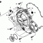CB500FA Крышка картера правая