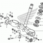 CRF250L Траверса нижняя