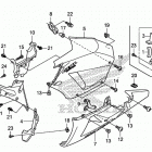 CBR600RR Middle cowl@lower cowl   (l.)