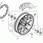 CBR500R Переднее колесо