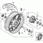 CTX700 Заднее колесо