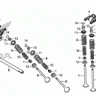 CB500FA Распределительный вал и клапана