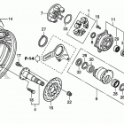 CB1000R Заднее колесо