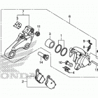 VT1300CT Задний тормозной суппорт