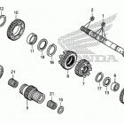 CTX700ND Transmission (mainshaft) (ctx700nd)