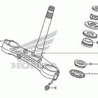 CBR600RR Траверса нижняя