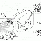 CBR500R Seat@rear grip