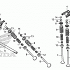 CB500X Распределительный вал и клапана