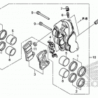 VFR800F Передний тормоз правый