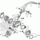 VT1300CTA Intake manifold@injector