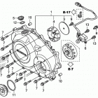 CB1000R Крышка картера правая