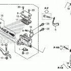 CB500F Front brake master       cylinder (std)