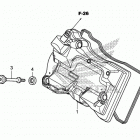 CTX700ND Крышка головки цилиндров