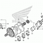 ST1300PA Коленчатый вал и поршни