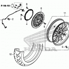 GL1800C Заднее колесо