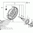 VT750C Rear wheel (vt750c  /  c2b)