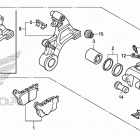 CBR1000S Задний суппорт