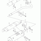 LT-A400F EIGER 4x4 AUTOMATIC Глушитель