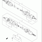 LT-A400F EIGER 4x4 AUTOMATIC Front drive shaft (model k3 / k4)