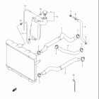 LT A700X KINGQUAD 4x4 Радиатор и Патрубки