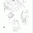 LT A400 EIGER 4X2 AUTOMATIC Front fender (model k5 / k6 / k7)