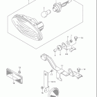 LT A450X  450AXi Задний фонарь