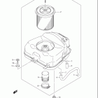 LT A700X KINGQUAD 4x4 Воздухозаборник