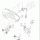 LT A400 EIGER 4X2 AUTOMATIC Задний фонарь